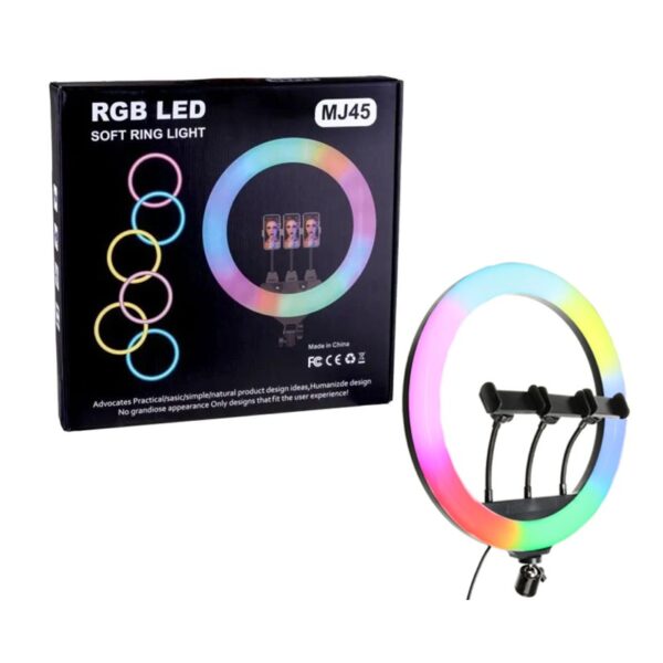 RINGLIGHT 18 INCH+STAND RGB