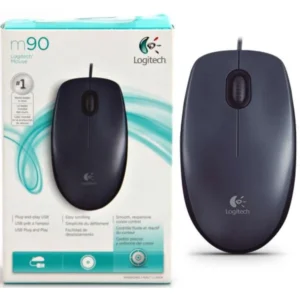 LOGITECH M90 Corded Mouse - GREY - USB - EWR2