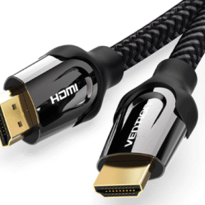 Vention Nylon Braided HDMI Cable 5M Black Metal Type