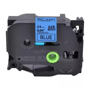 Brother Tz2-551 24mm X 8m Black on Blue Label Tape