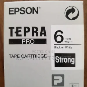 Epson Ss-9kw 9mm X 8m Black on White Tape