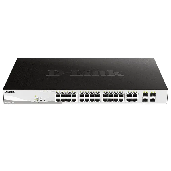 D-Link DGS-1210-10P 8-ports 10/100/1000Base-T PoE + 2 SFP ports Smart Switch