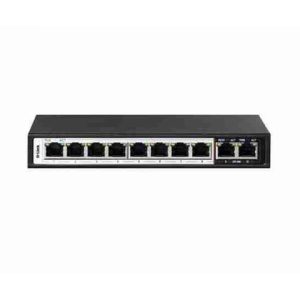 Dlink DGS-F1010P-E 250M 10-Port 1000Mbps Switch with 8 PoE Ports and 2 Uplink Ports