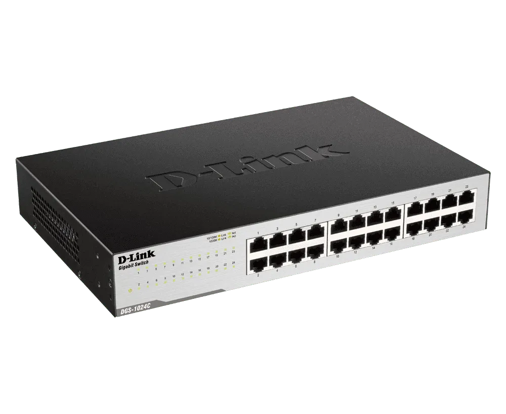 D-Link DGS-1024D 24-Port Unmanaged Gigabit Switch