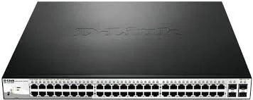 D-Link DGS-1210-52MPP 48-Port 10/100/1000BaseT PoE + 4 Gigabit SFP ports Web Smart Switch