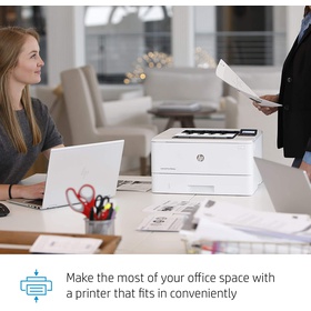 HP LaserJet Pro M404dn Monochrome Laser Printer with Built-In Ethernet & Double-Sided Printing - Built-in Ethernet (W1A53A) - Image 4