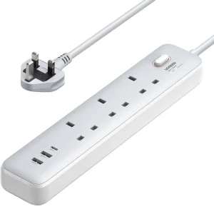 UGREEN 30W 3 AC Power Strip with Master Switch (2A1C) – CD286
