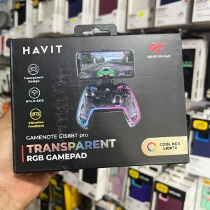 HAVIT Gamenote G158BT pro Transparent RGB Gamepad