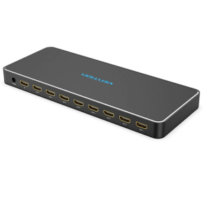 vention 4K 1×8 HDMI Splitter Black Aluminum Alloy Type