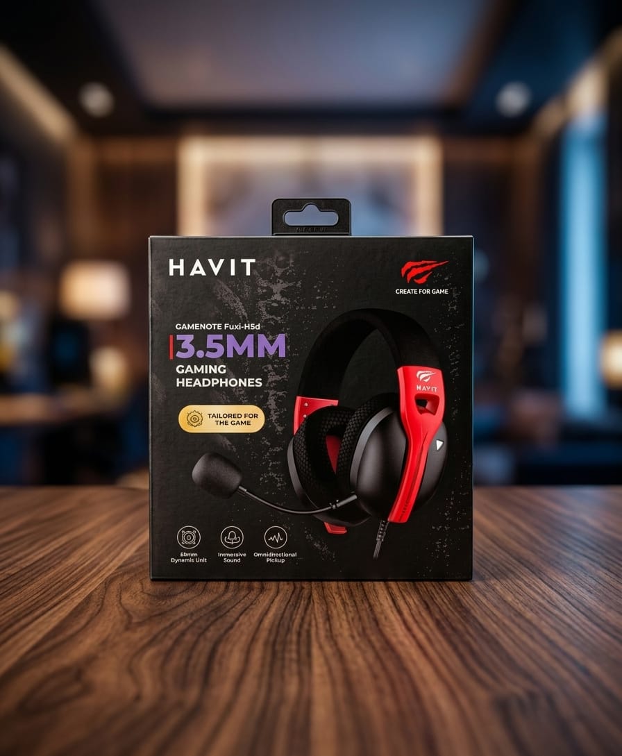 Gaming headphones with microphone HAVIT Fuxi-H5d