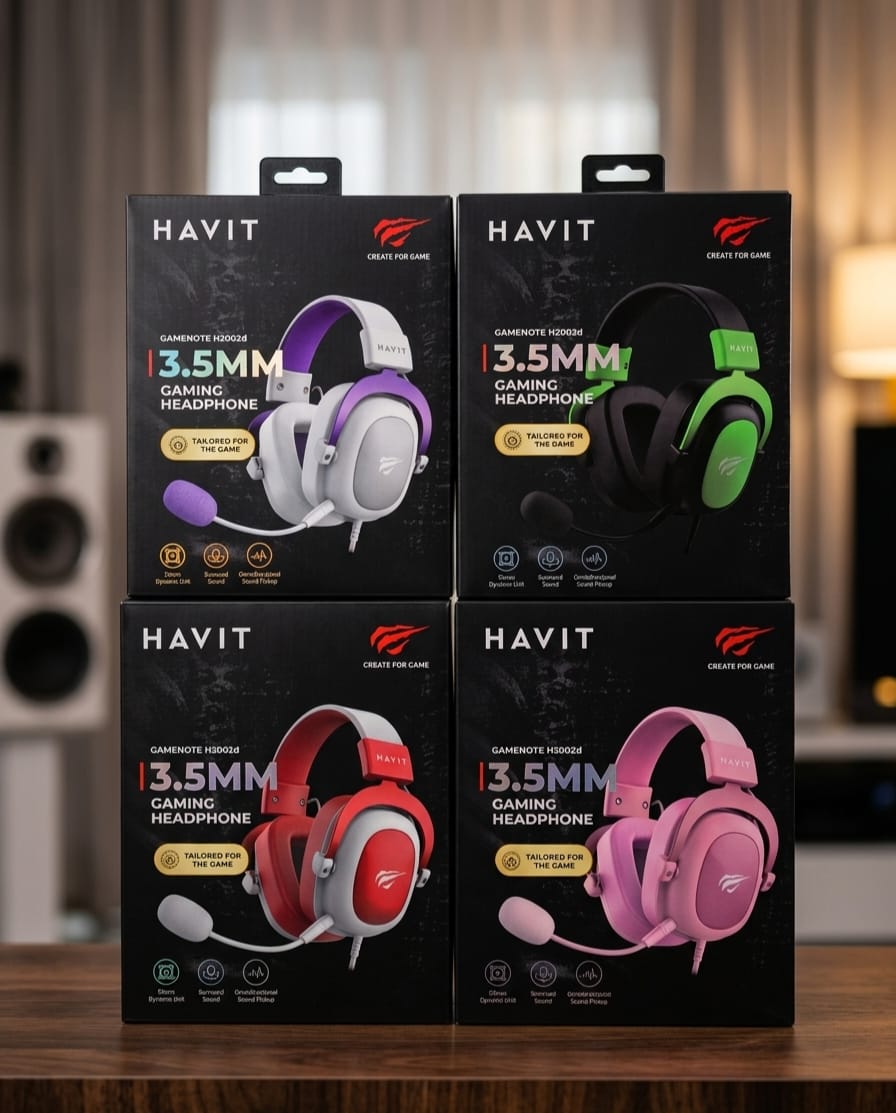 Gaming headphones with microphone HAVIT HV-H2002D