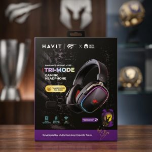 Havit H2039BG Tri-Mode Gaming Headphone with RGB