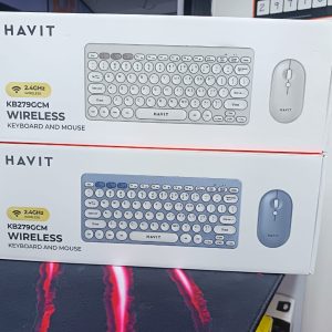 Havit Wireless Keyboard and Mouse KB279GCM Colors:- White and Blue