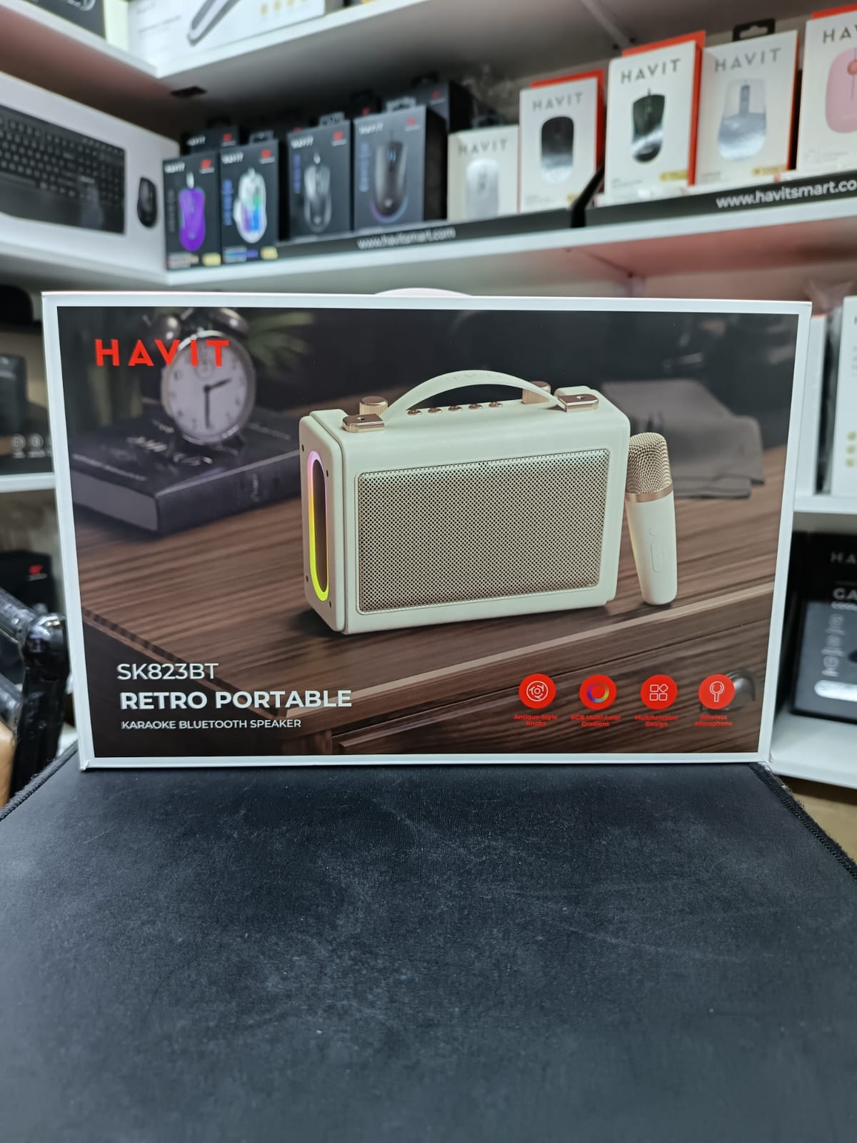Havit SK823BT Bluetooth speaker with rechargable Mic