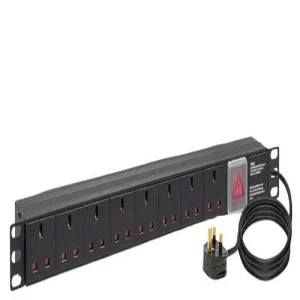 PDU10-W-8-W MTN 8 -way Uk plug PDU Aluminium