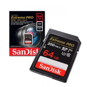 SanDisk Extreme Pro SD UHS-I 64GB SD 200MB/s(R) / 90MB/s